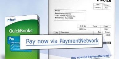 Pay now via PaymentNetwork