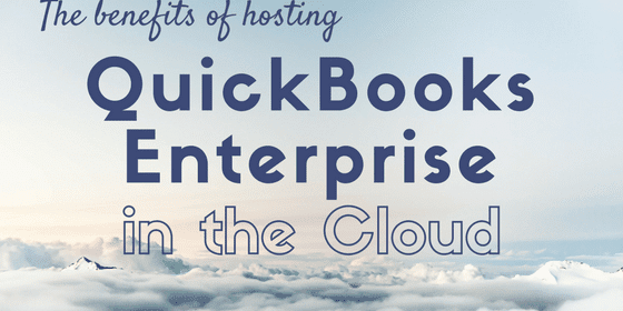 hosting QuickBooks Enterprise in the cloud