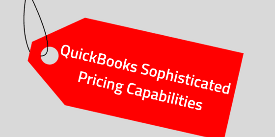 QuickBooks Sophisticated Pricing