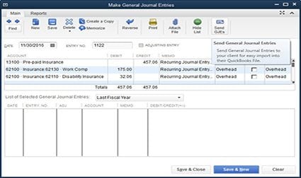 accountant screen