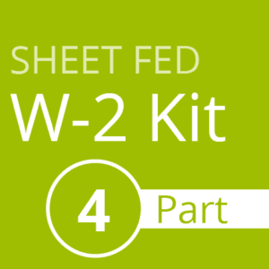 Sheet Fed W2 Kit (4 part)
