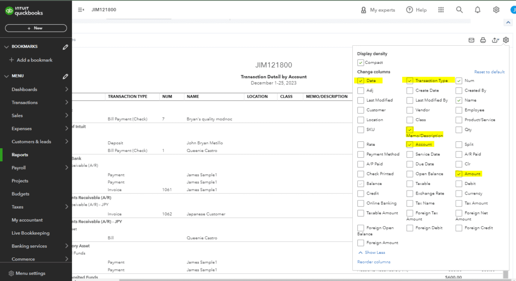How To Create Expense Reports In QuickBooks