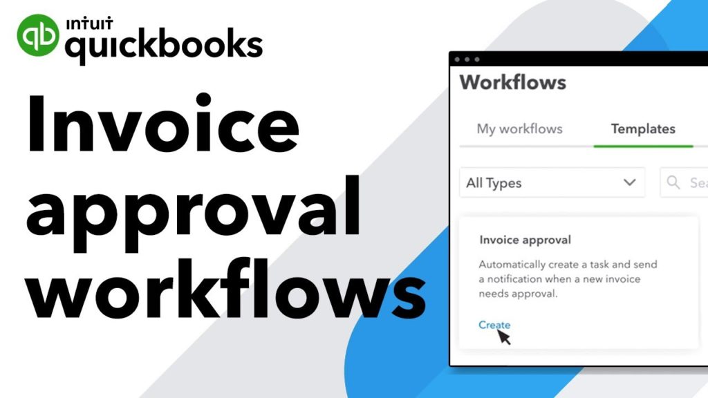 Invoice approval workflows in QuickBooks Online Advanced
