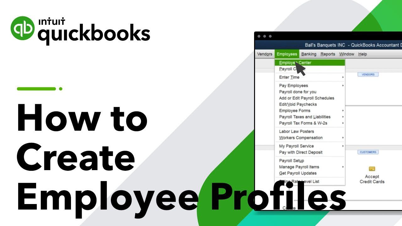 Create Employee Profiles In QuickBooks Desktop