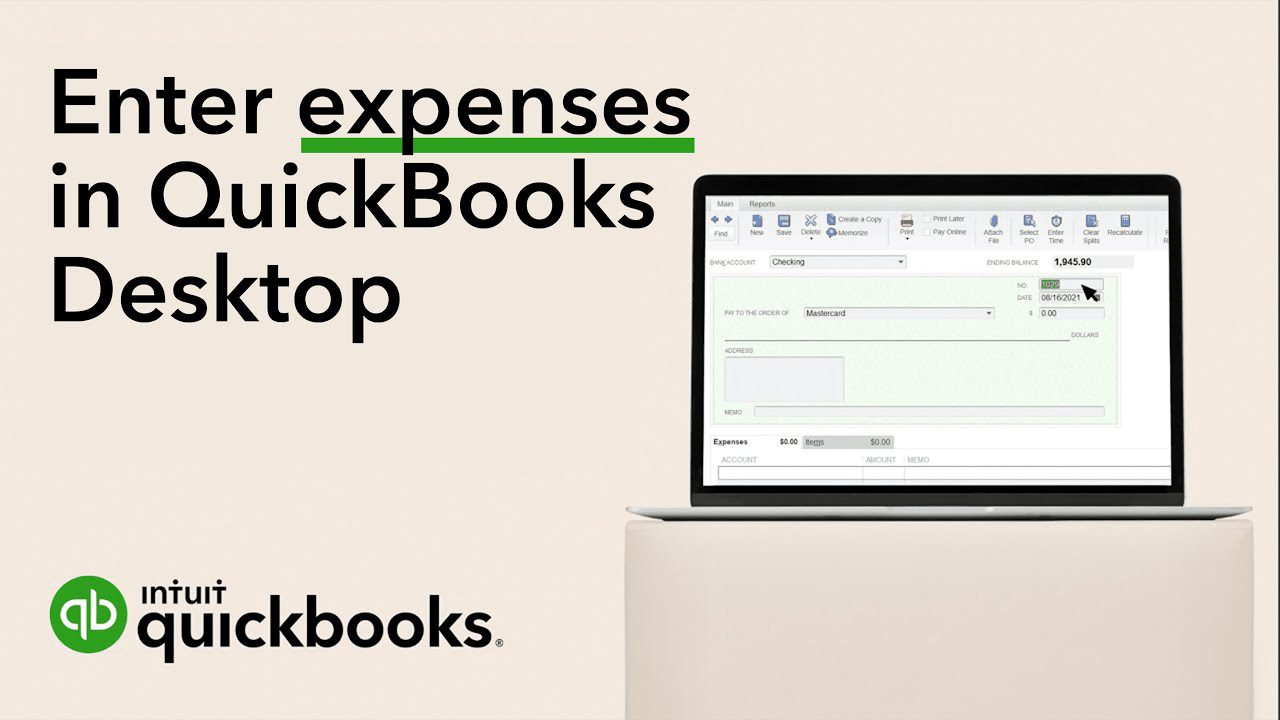 Enter Expenses In QuickBooks Enterprise