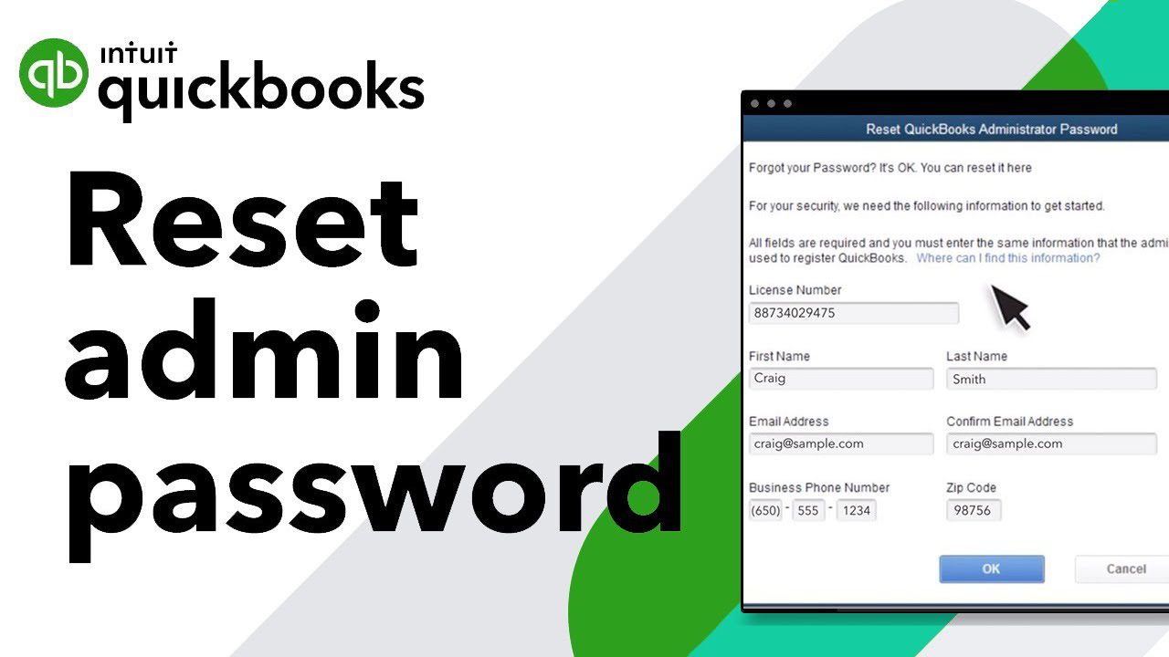How To Reset Your Intuit Admin Password