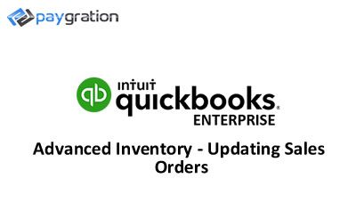 QuickBooks Enterprise AI Sales Orders