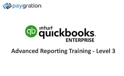 QuickBooks Enterprise Reporting 3