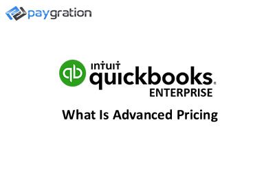 What Is QuickBooks Advanced Pricing