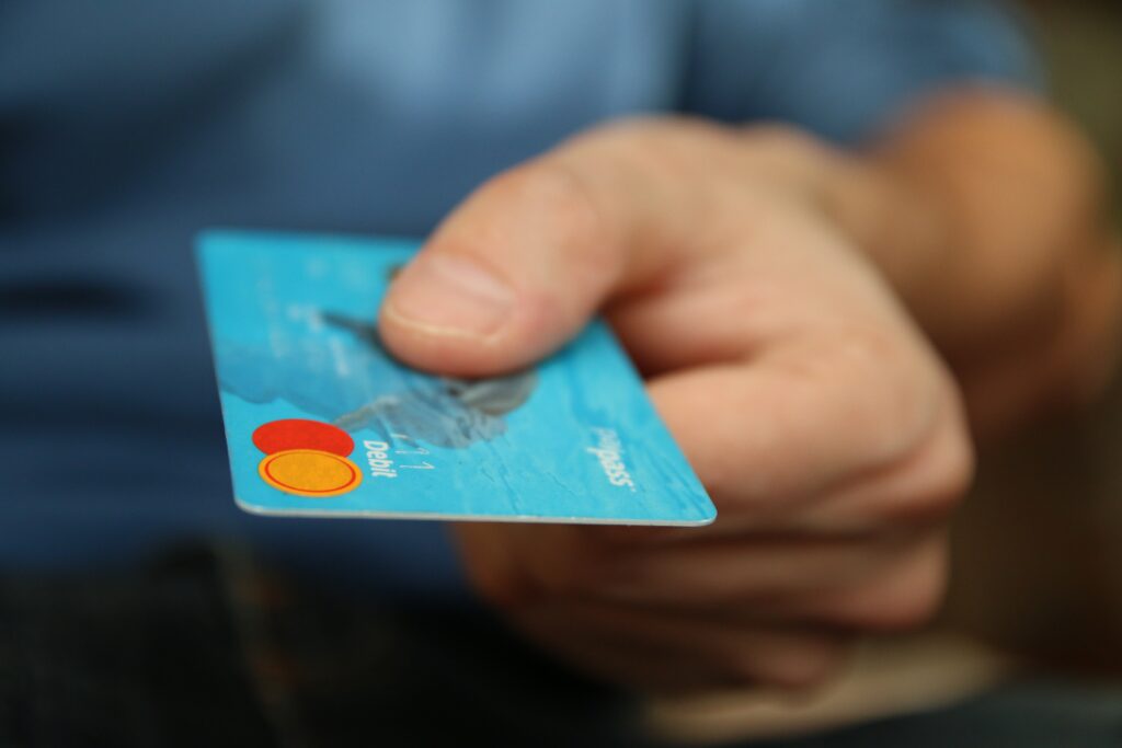 A debit card