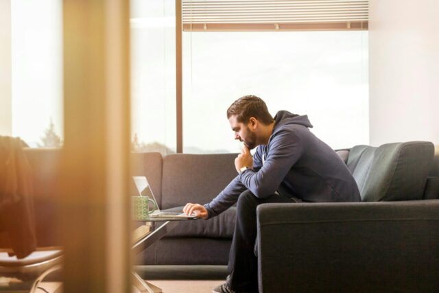 Business owner contemplating whether his data is safe in QuickBooks Online