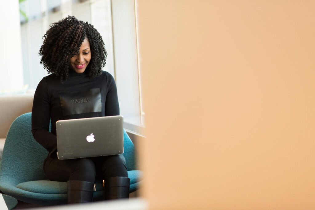 Businesswoman working on invoices in NetSuite