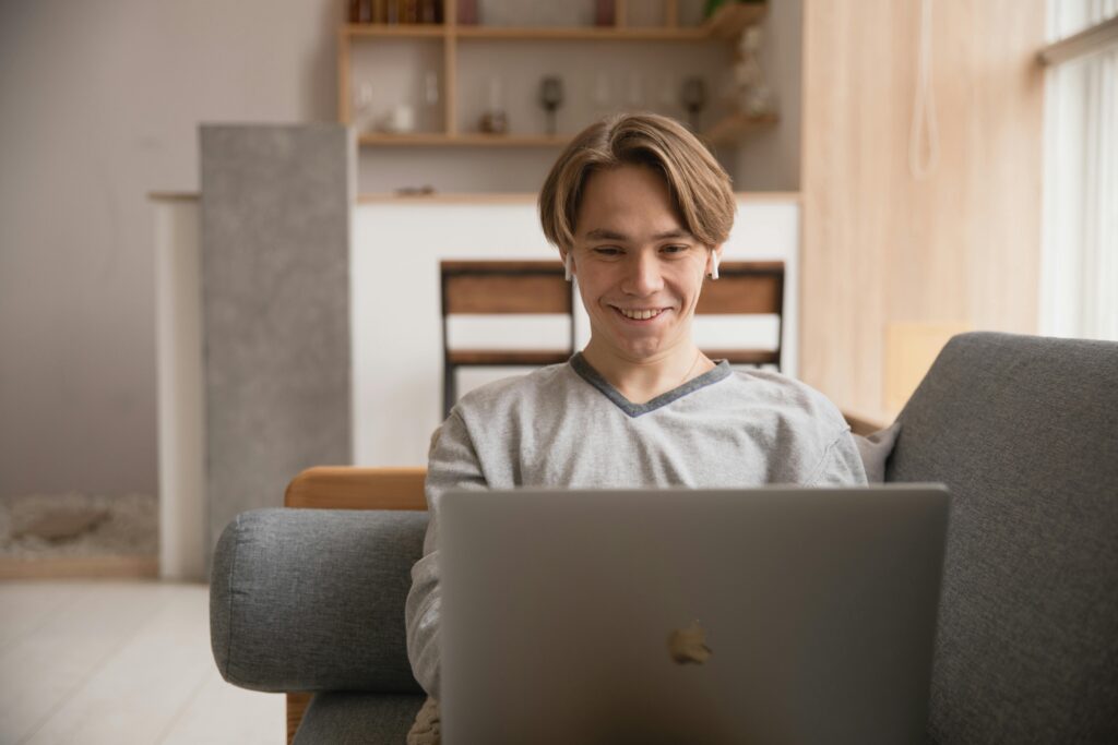 Man smiling while exploring Acumatica payment integration